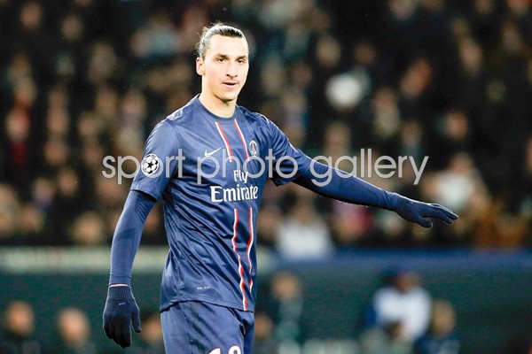  Portrait of Zlatan Ibrahimovic of Paris Saint-Germain