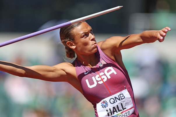 Anna Hall USA Heptathlon Javelin World Athletics Oregon 2022