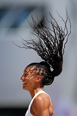 Nafissatou Thiam Belgium celebrates Heptathlon World Athletics 2022