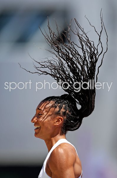 Nafissatou Thiam Belgium celebrates Heptathlon World Athletics 2022