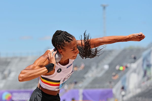 Nafissatou Thiam Belgium Heptathlon Shot Put World Athletics 2022