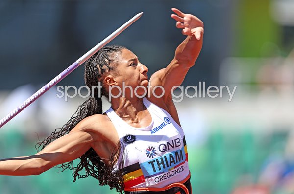 Nafissatou Thiam Belgium Heptathlon Javelin World Athletics 2022