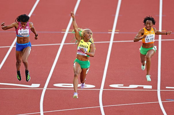 Shelly-Ann Fraser-Pryce Jamaica 100m Gold World Athletics Oregon 2022 