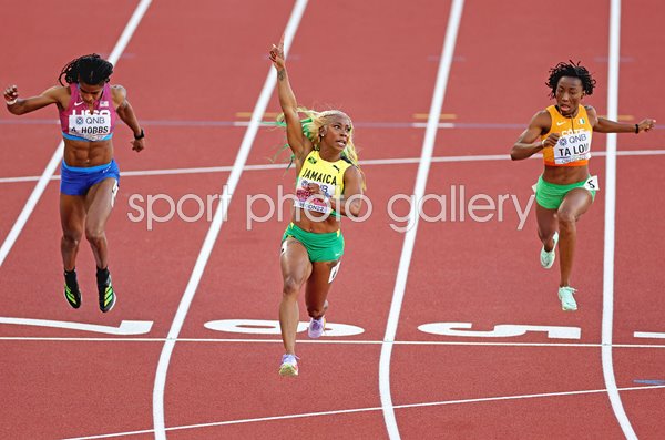 Shelly-Ann Fraser-Pryce Jamaica 100m Gold World Athletics Oregon 2022 