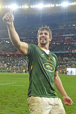 Eben Etzebeth South Africa celebrates v Wales Cape Town 2022