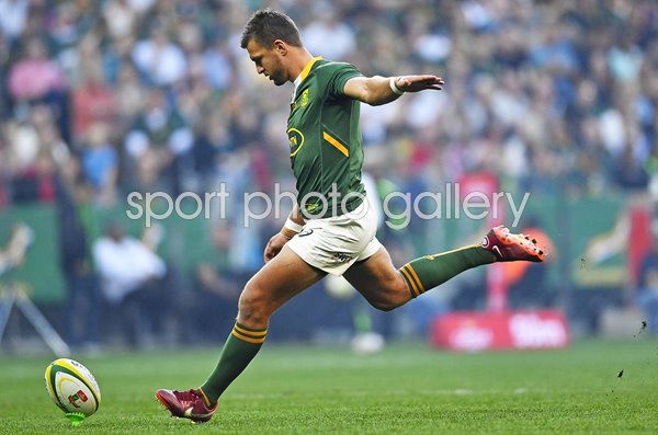 Handre Pollard South Africa v Wales Test Rugby Cape Town 2022