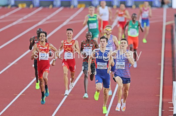 Jake Wightman Great Britain wins World 1500m Gold Oregon 2022 