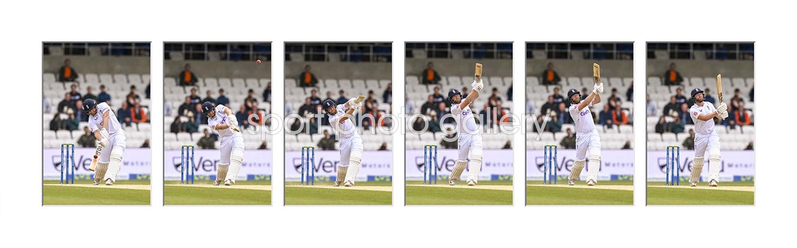 Jonny Bairstow England Batting Action Sequence Collage