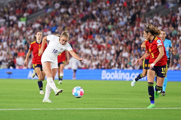 Georgia Stanway England scores winner v Spain Quarter Final EURO 2022