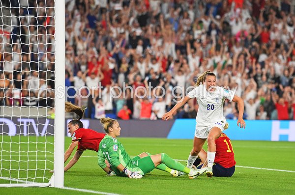 Ella Toone England goal v Spain Quarter Final Women's EURO 2022