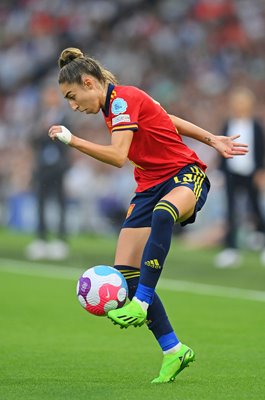 Olga Carmona Spain in control v England Quarter Final Women's EURO 2022
