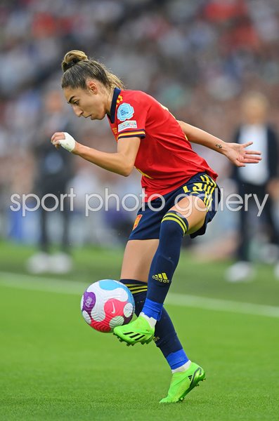 Olga Carmona Spain in control v England Quarter Final Women's EURO 2022