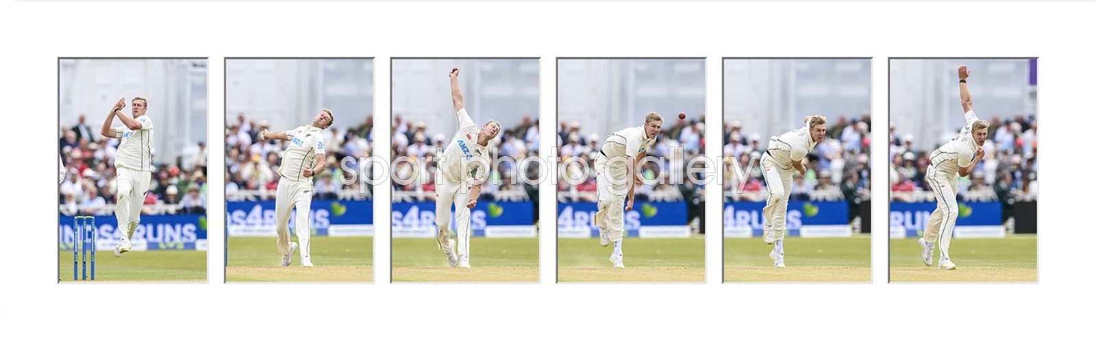 Kyle Jamieson New Zealand Bowling Action Sequence Collage