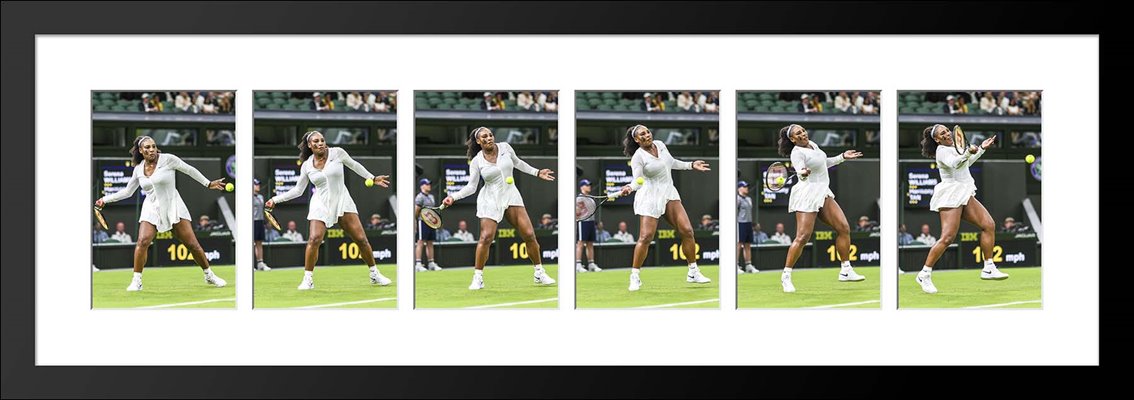 Serena Williams Forehand Action Sequence Collage