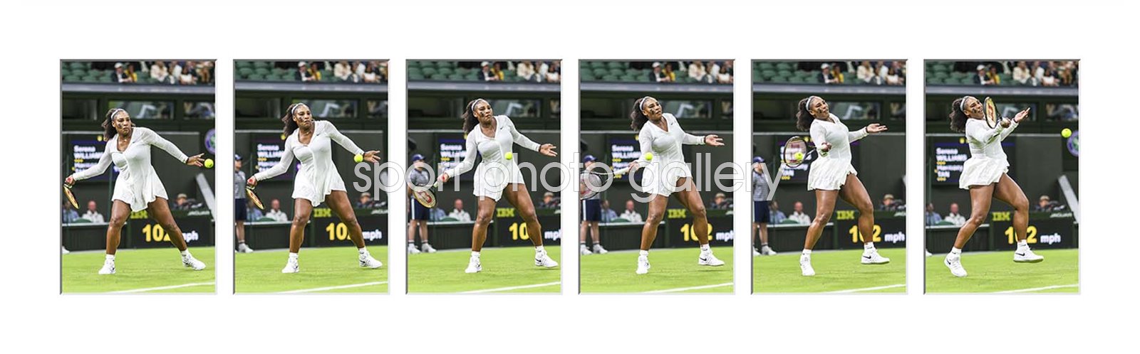 Serena Williams Forehand Action Sequence Collage