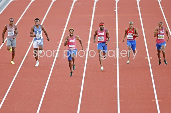 Noah Lyles USA wins 200m Sprint Gold World Athletics Oregon 2022