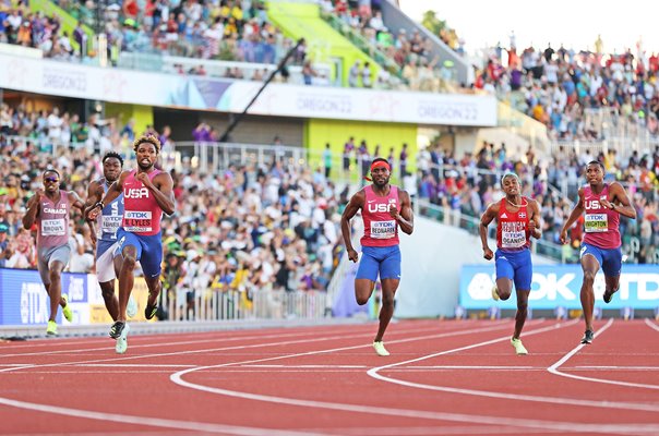 Noah Lyles United States wins 200m Gold World Athletics Eugene 2022