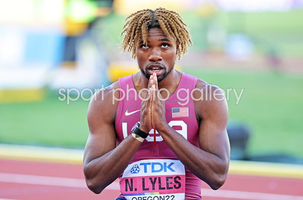 Noah Lyles United States wins 200m Gold World Athletics Oregon 2022