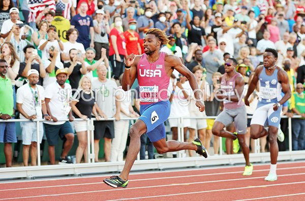 Noah Lyles USA wins 200m Gold World Athletics Oregon 2022 