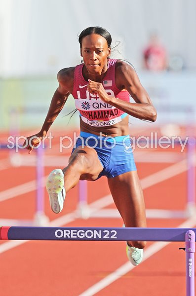 Dalilah Muhammad USA 400m Hurdles World Athletics Oregon 2022  