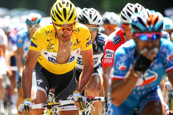 Fabian Cancellara Switzerland Yellow Jersey Tour de France 2010