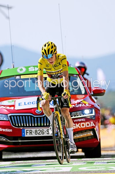 Jonas Vingegaard Denmark wins Stage 18 Tour de France 2022