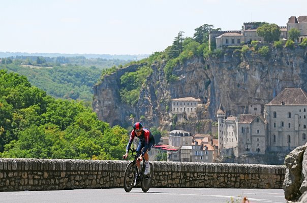 Luke Rowe Great Britain Time Trial Stage 20 Rocamadour Tour de France 2022