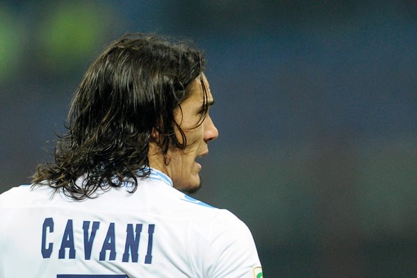 Edinson Cavani of Napoli v Internazionale Milano