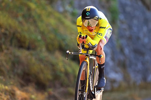 Jonas Vingegaard Denmark Time Trial Stage 20 Tour de France Cycling 2022