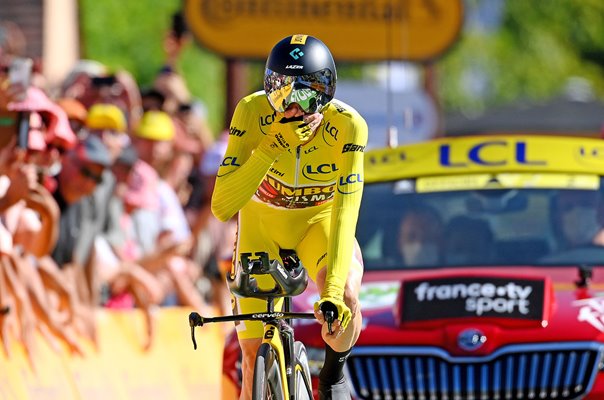 Jonas Vingegaard Denmark Time Trial Stage 20 Tour de France 2022