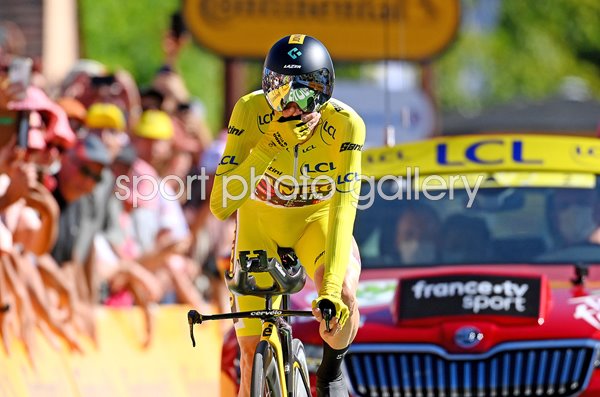 Jonas Vingegaard Denmark Time Trial Stage 20 Tour de France 2022