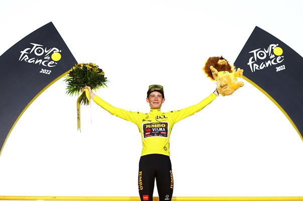 Jonas Vingegaard Denmark Tour de France Winner Paris 2022  