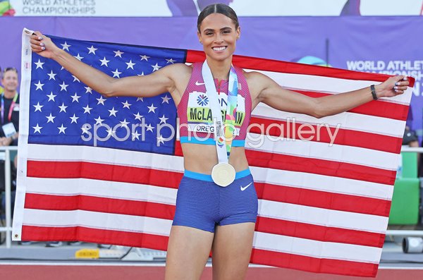Sydney McLaughlin USA 400m Hurdles Gold World Athletics Oregon 2022