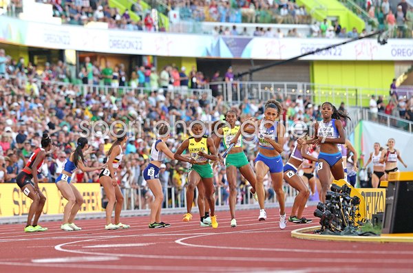 Sydney McLaughlin USA 4 x 400m Relay Final World Athletics 2022  
