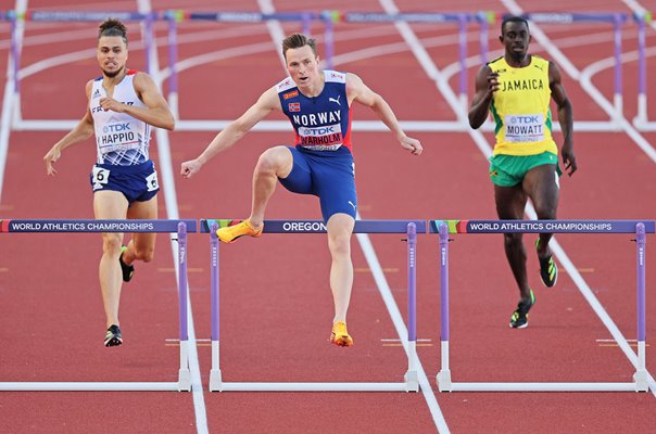 Karsten Warholm Norway World 400m Hurdles Oregon 2022