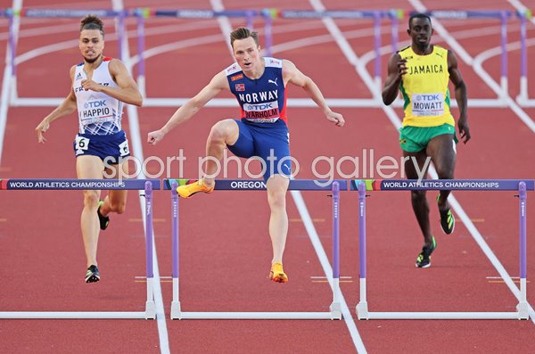 Karsten Warholm Norway World 400m Hurdles Oregon 2022