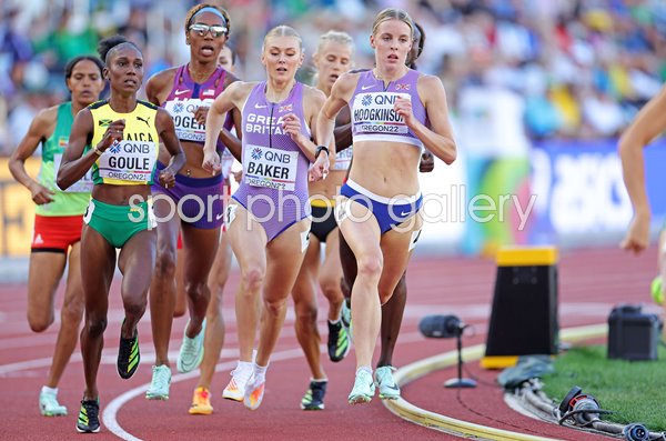 Ellie Baker & Keely Hodgkinson Great Britain 800m World Athletics 2022 