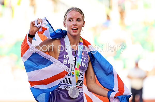 Keely Hodgkinson Great Britain World 800m Silver Oregon 2022  