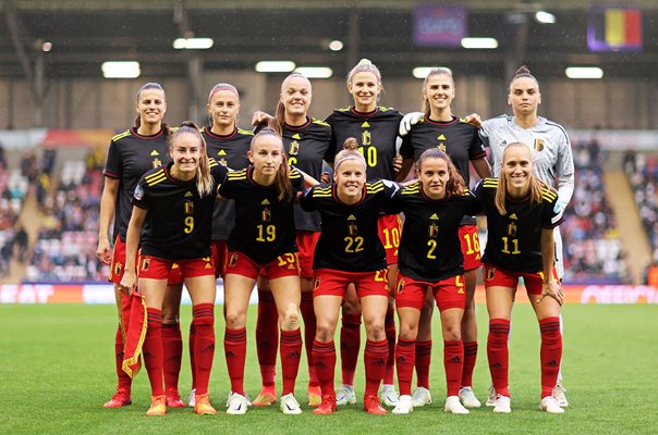 Belgium Team Line Up Quarter Final Women's EURO 2022