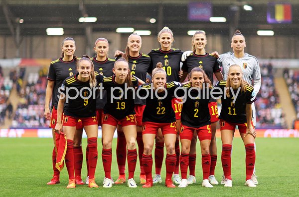 Belgium Team Line Up Quarter Final Women's EURO 2022