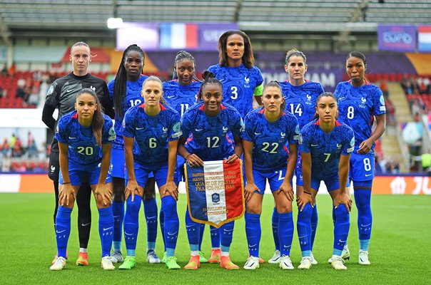 France Team Line Up Quarter Final Women's EURO 2022