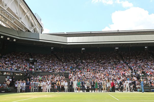 Former Wimbledon Champions Centre Court Centenary Wimbledon 2022