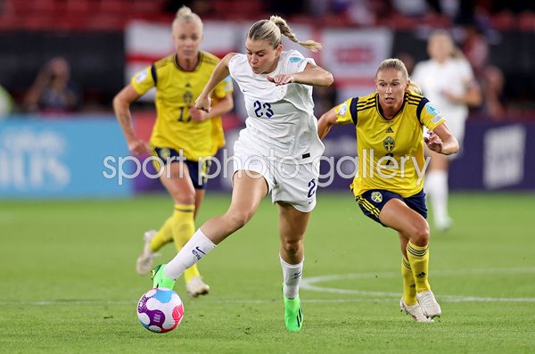 Alessia Russo England v Jonna Andersson Sweden Women's EURO 2022