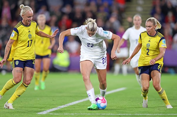 Alessia Russo England back heel goal v Swede Women's EURO 2022