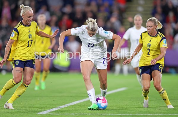 Alessia Russo England back heel goal v Swede Women's EURO 2022
