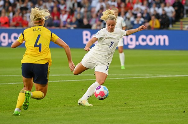 Beth Mead England scores v Sweden Semi Final EURO 2022