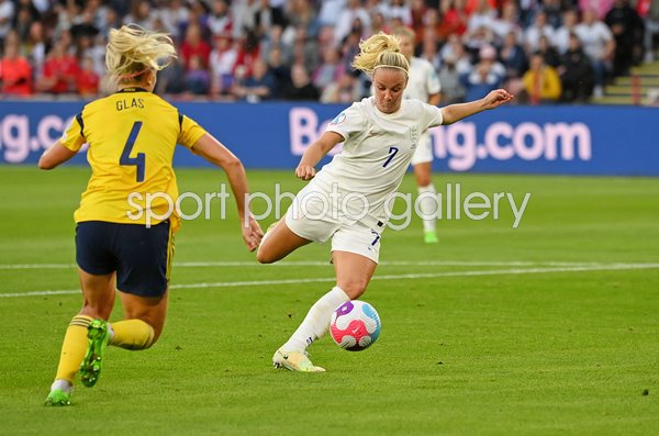 Beth Mead England scores v Sweden Semi Final EURO 2022