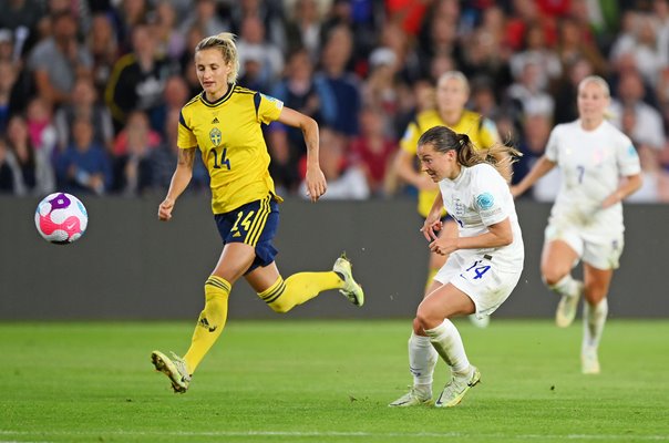 Fran Kirby England scores v Sweden Semi Final Women's EURO 2022