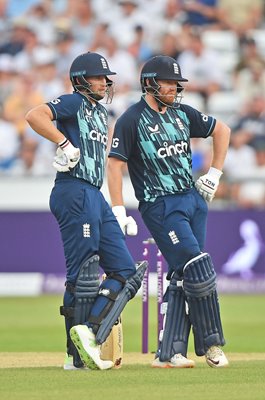 Joe Root & Jonny Bairstow England v South Africa ODI Durham 2022