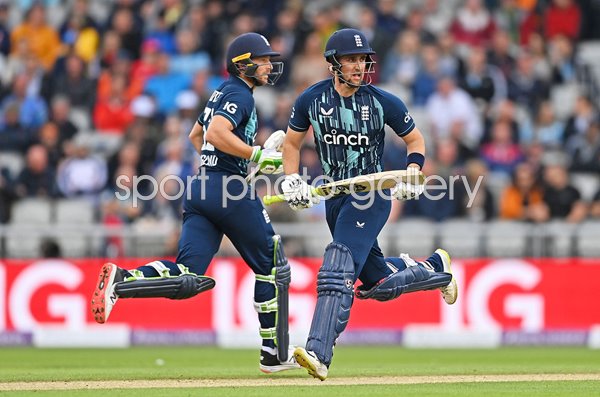 Liam Livingstone & Jos Buttler England v South Africa ODI Old Trafford 2022